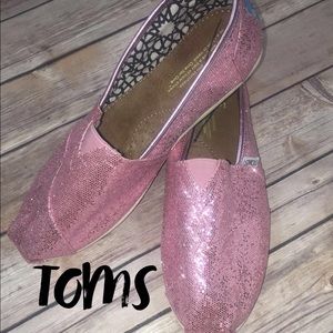 Pink Sparkly Toms